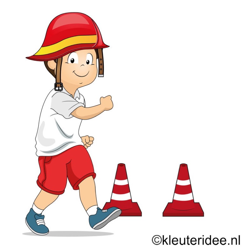 Voorbeeld van Gymles brandweer: brandweertikkertje