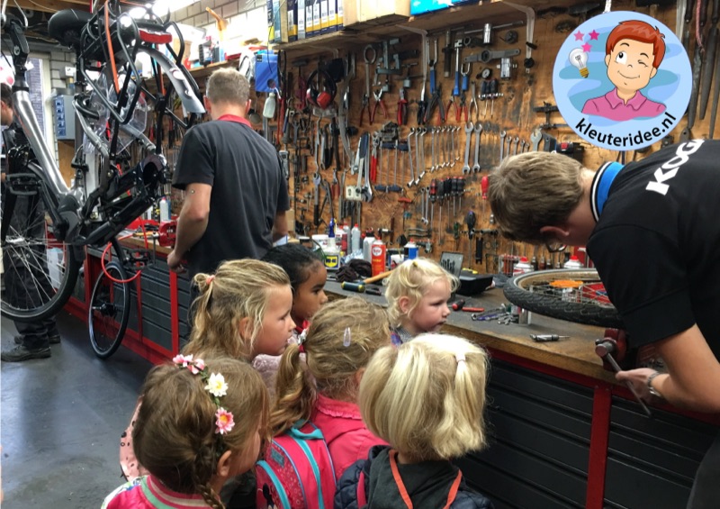 Voorbeeld van Excursie fietsenwinkel of fietsenmaker