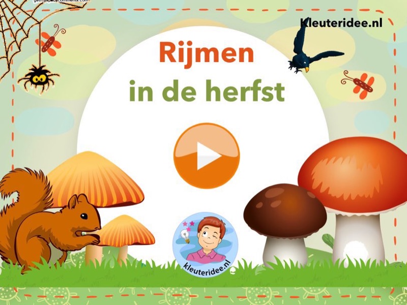 Voorbeeld van TinyTap-spellen herfst