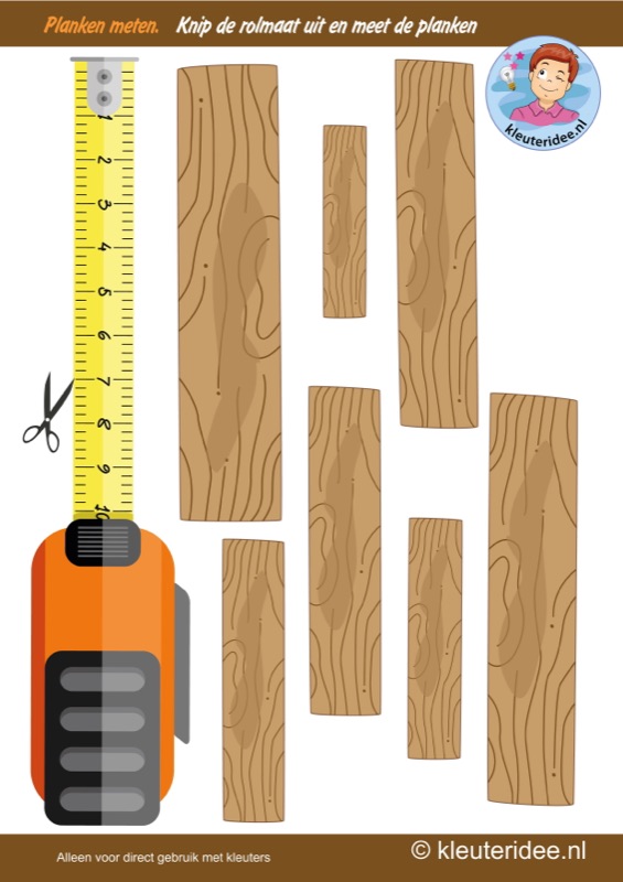 Voorbeeld van Planken meten huizen