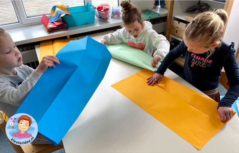Voorbeeld van Blouse vouwen