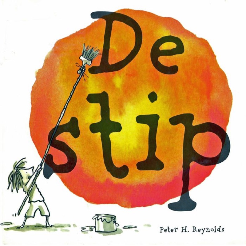 Voorbeeld van De Stip kunst met stippen