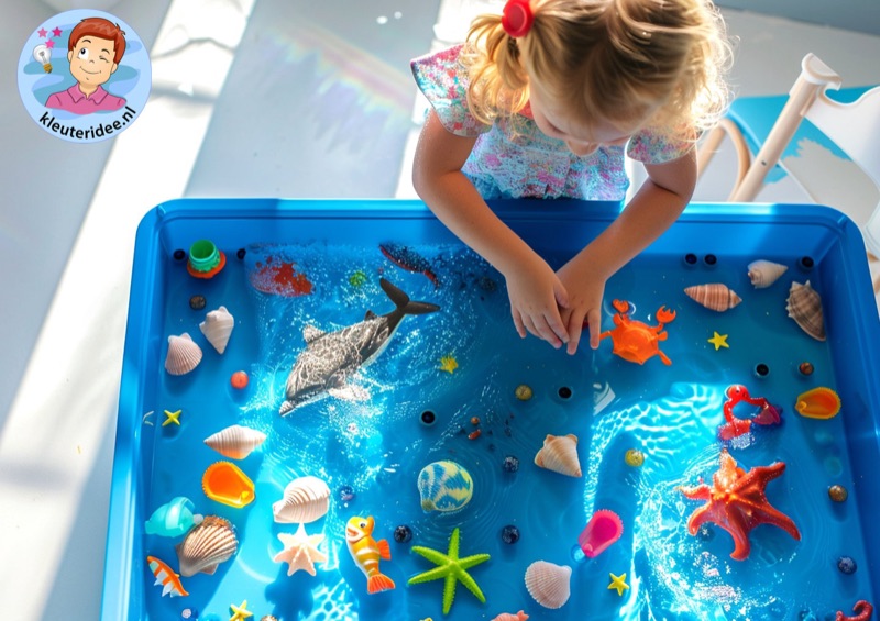 Voorbeeld van Watertafel onderwaterwereld