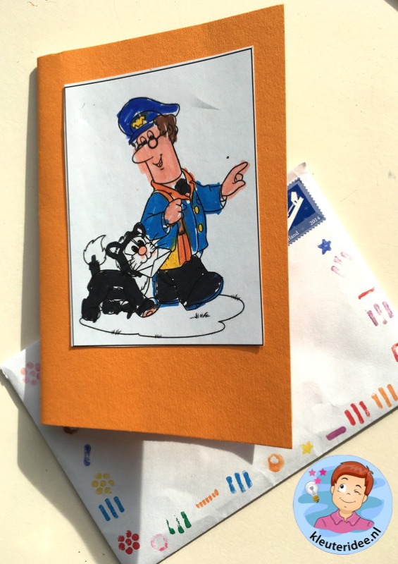 Voorbeeld van Kaart en envelop voor opa en oma