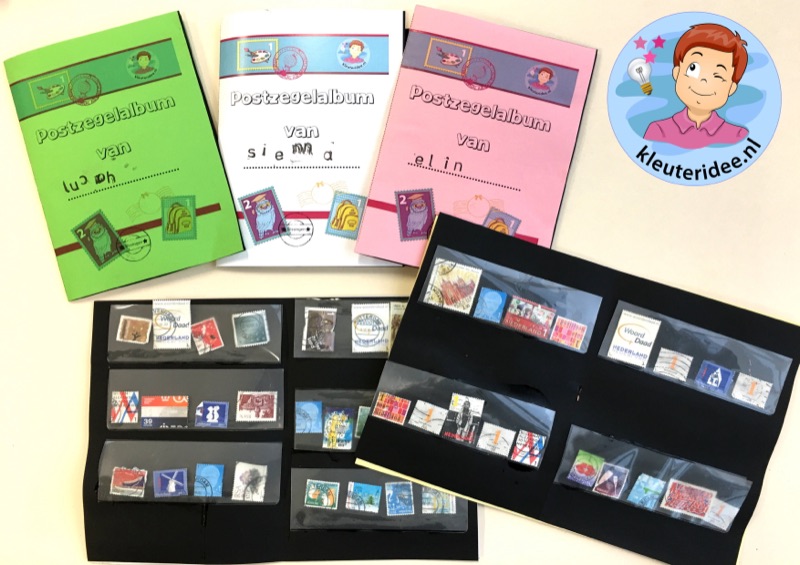 Voorbeeld van Postzegelalbum maken