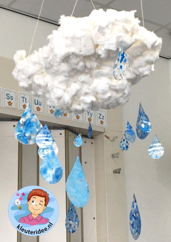 Voorbeeld van Wolken maken van ballonnen