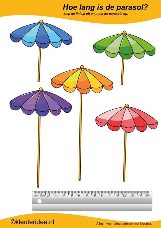 Voorbeeld van Meet de parasols