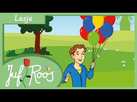 Voorbeeld van Kleurenlied: Rood, Oranje, Geel, Groen, Blauw – Juf Roos