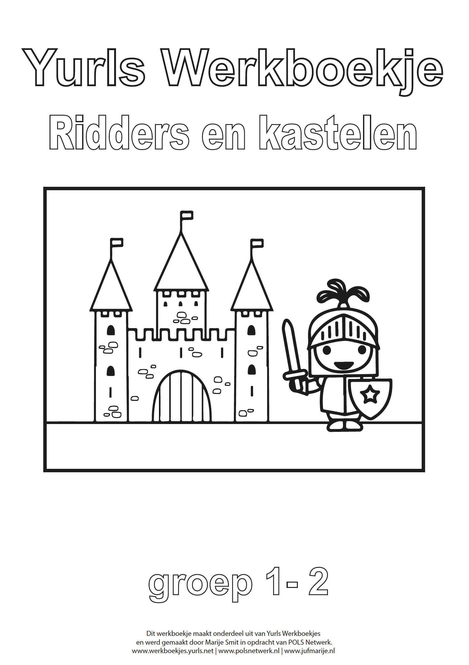 Voorbeeld van Yurls Werkboekje Ridders en Kastelen