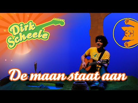 Voorbeeld van Nacht- en Maanlied: De Maan Staat Aan – Dirk Scheele