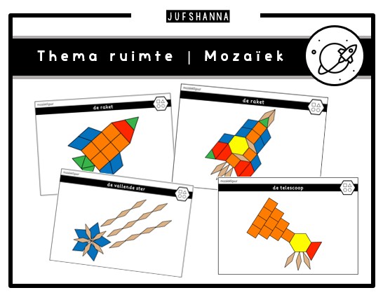 Voorbeeld van Mozaïekkaarten: de ruimte