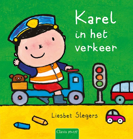 Voorbeeld van Prentenboek: Karel in het verkeer (Liesbet Slegers)