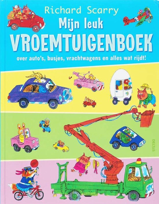 Voorbeeld van Prentenboek: Mijn leuk vroemtuigenboek (Richard Scarry)