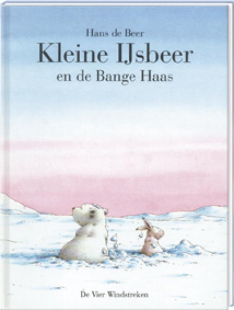 Voorbeeld van Prentenboek: De kleine ijsbeer en de bange haas (Hans de Beer)
