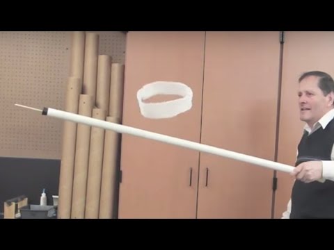 Vliegende Mylar-ring: Elektrostatische Levitatie met PVC