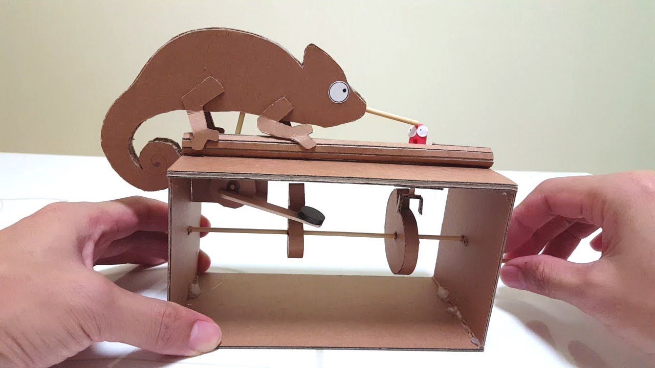 Kartonnen automata maken