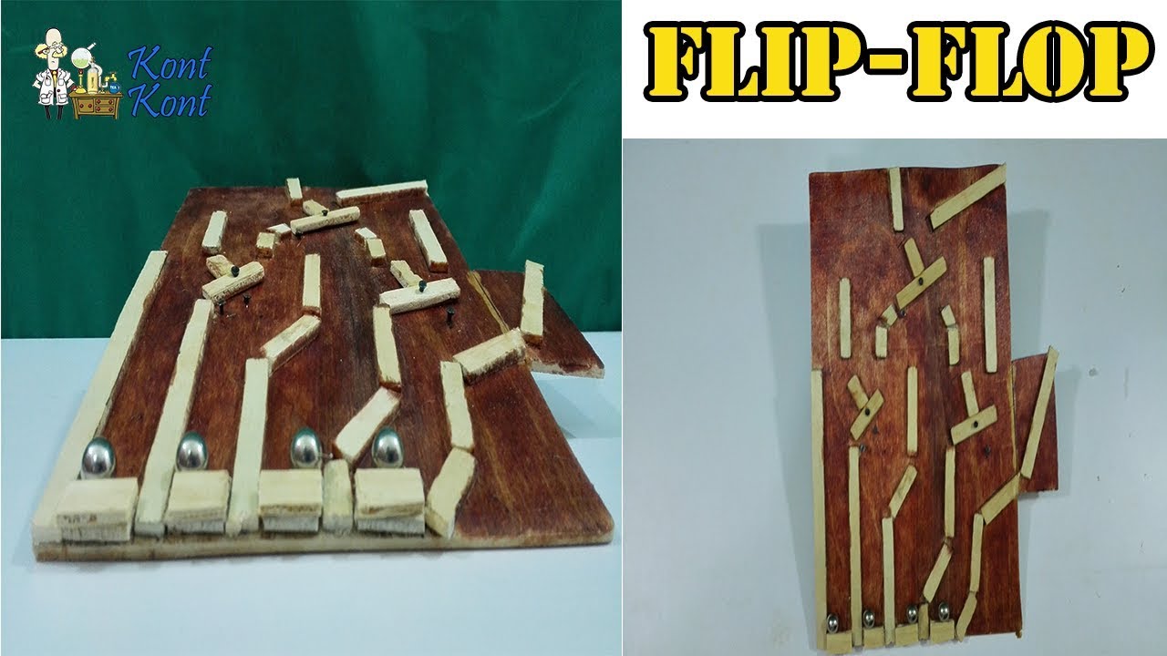 Mechanische Flip-Flop Logische Poort van Karton