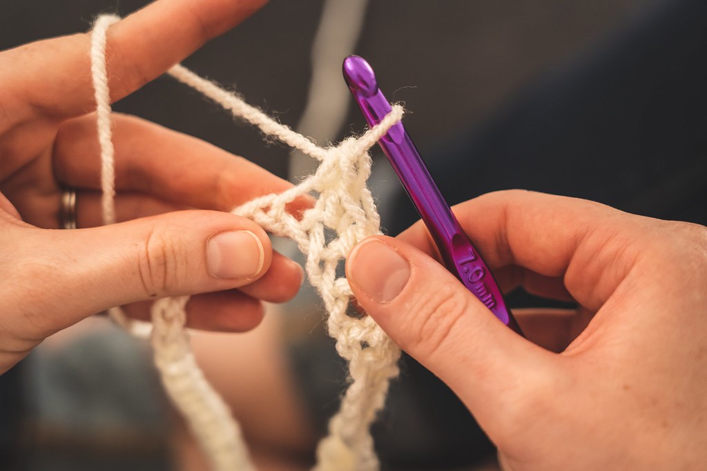 Leren haken: je eerste haaksteken