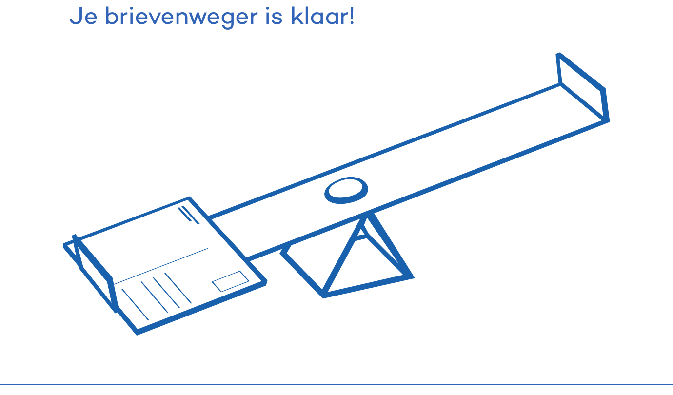 Maak een brievenweger