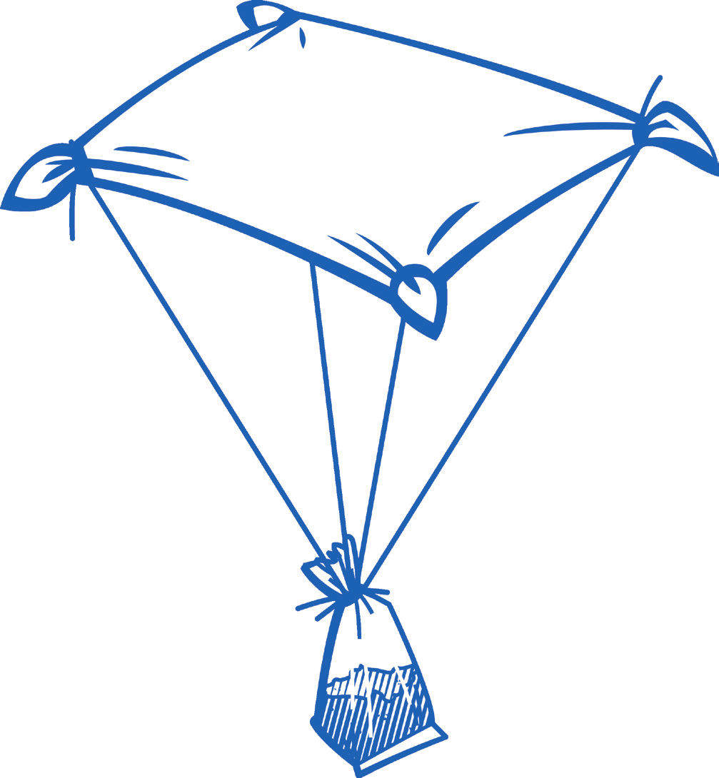 Ontwerp een parachute