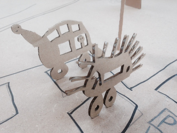 De maquette presenteren