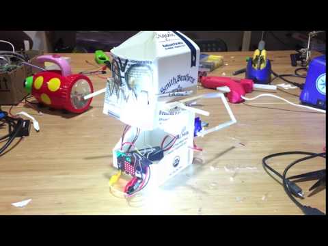 micro:bit Robot-Huisdier: Emoties, Servo-Oren & Geluid