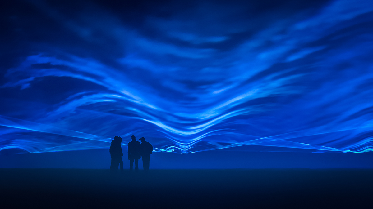 Ontwerp met licht, geïnspireerd op Daan Roosegaarde