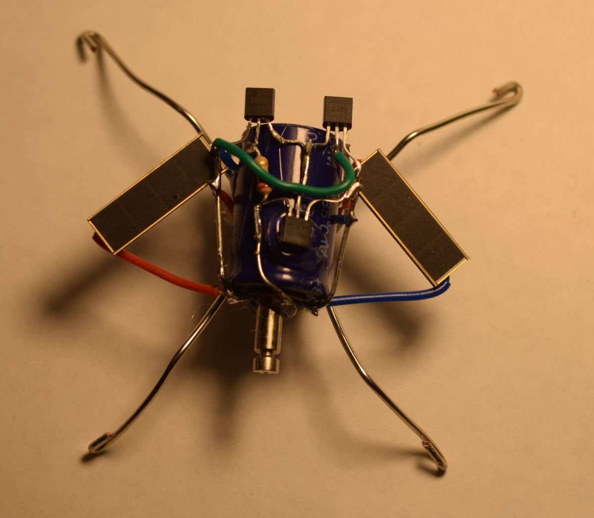 Solar Tril-Insect: Fotovoltaïsche Cellen, Directe Voeding & Trillingsbeweging