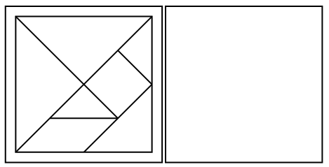 Wiskundig Tangram Ontwerpen: Oppervlakte, Fracties & Translatie — afbeelding 2