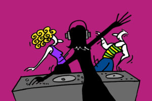 De DJ draait door