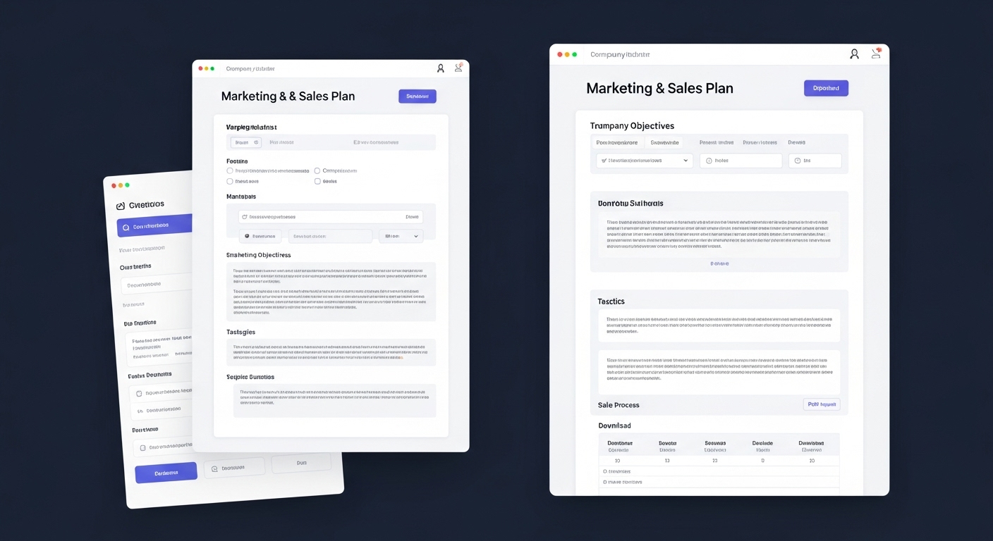 AI Marketing & Sales Plan Generator