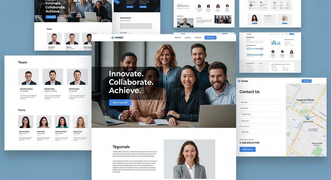 Corporate Portfolio template preview