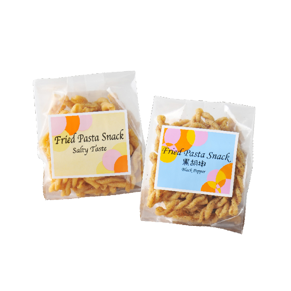 2005年当時のパスタスナック2袋の実物写真
