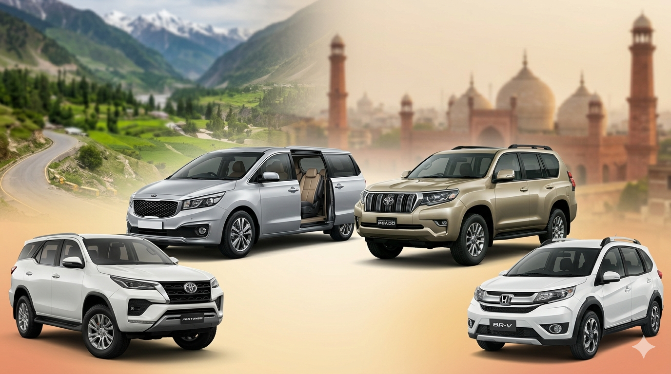 Best Family-Friendly 7 Seater Rental Options in Lahore