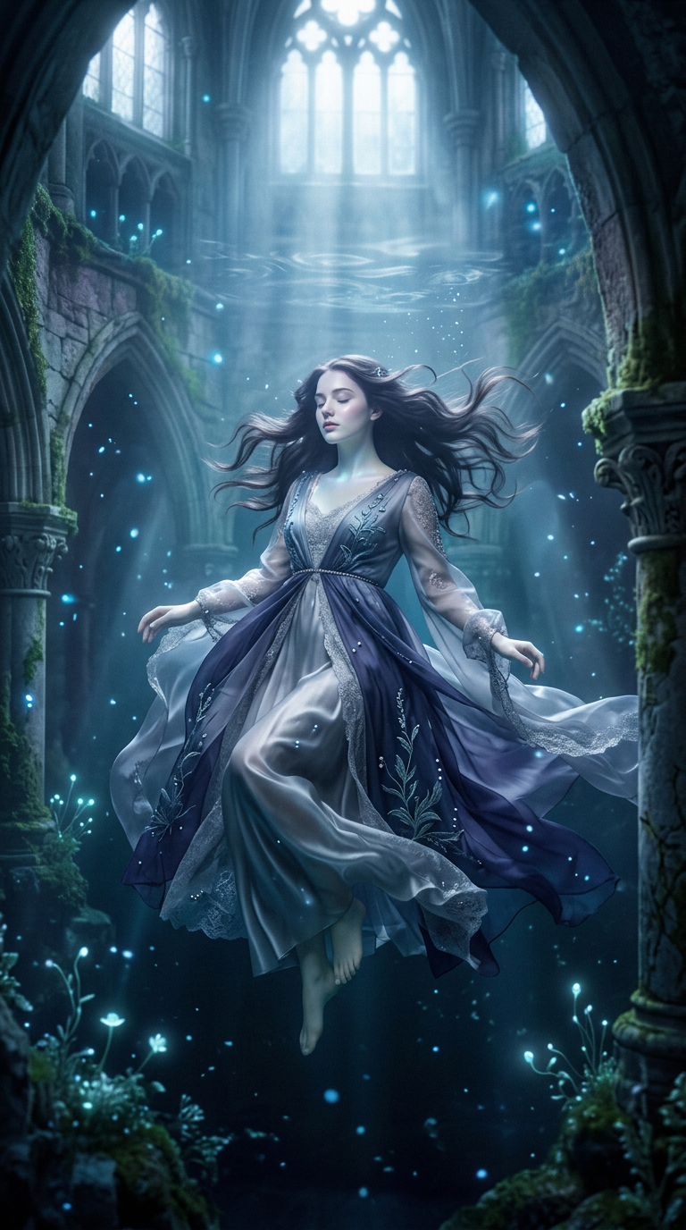 Illustration of water as a dream symbol
