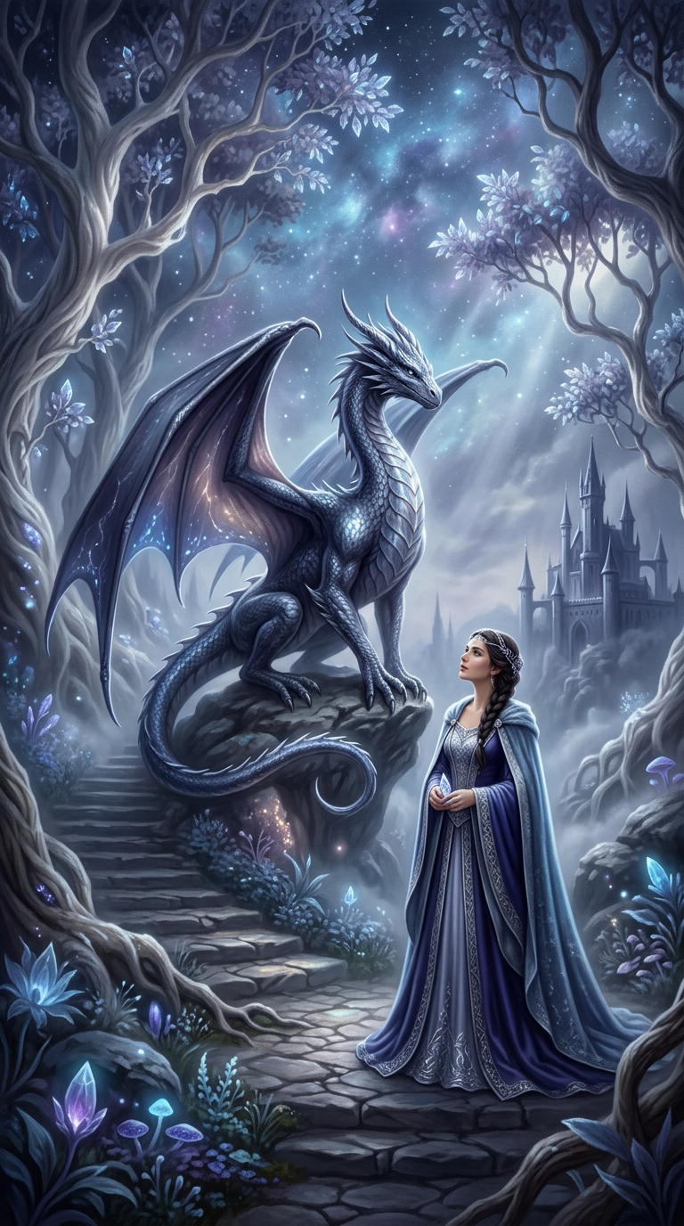 Illustration of a dragon as a dream symbol