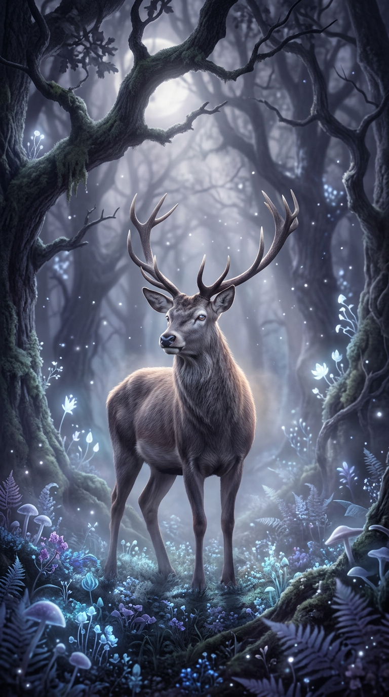 Illustration of a deer as a dream symbol