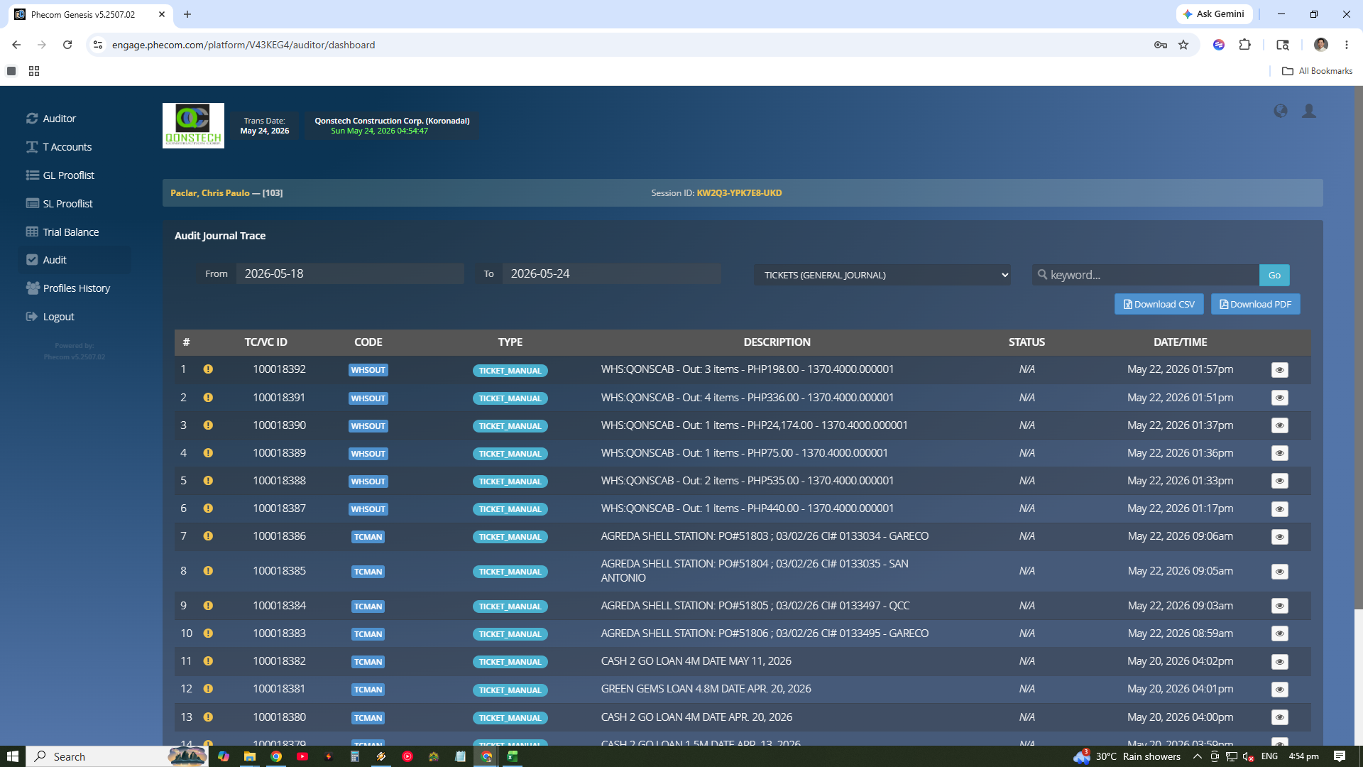 Real-time Oversight