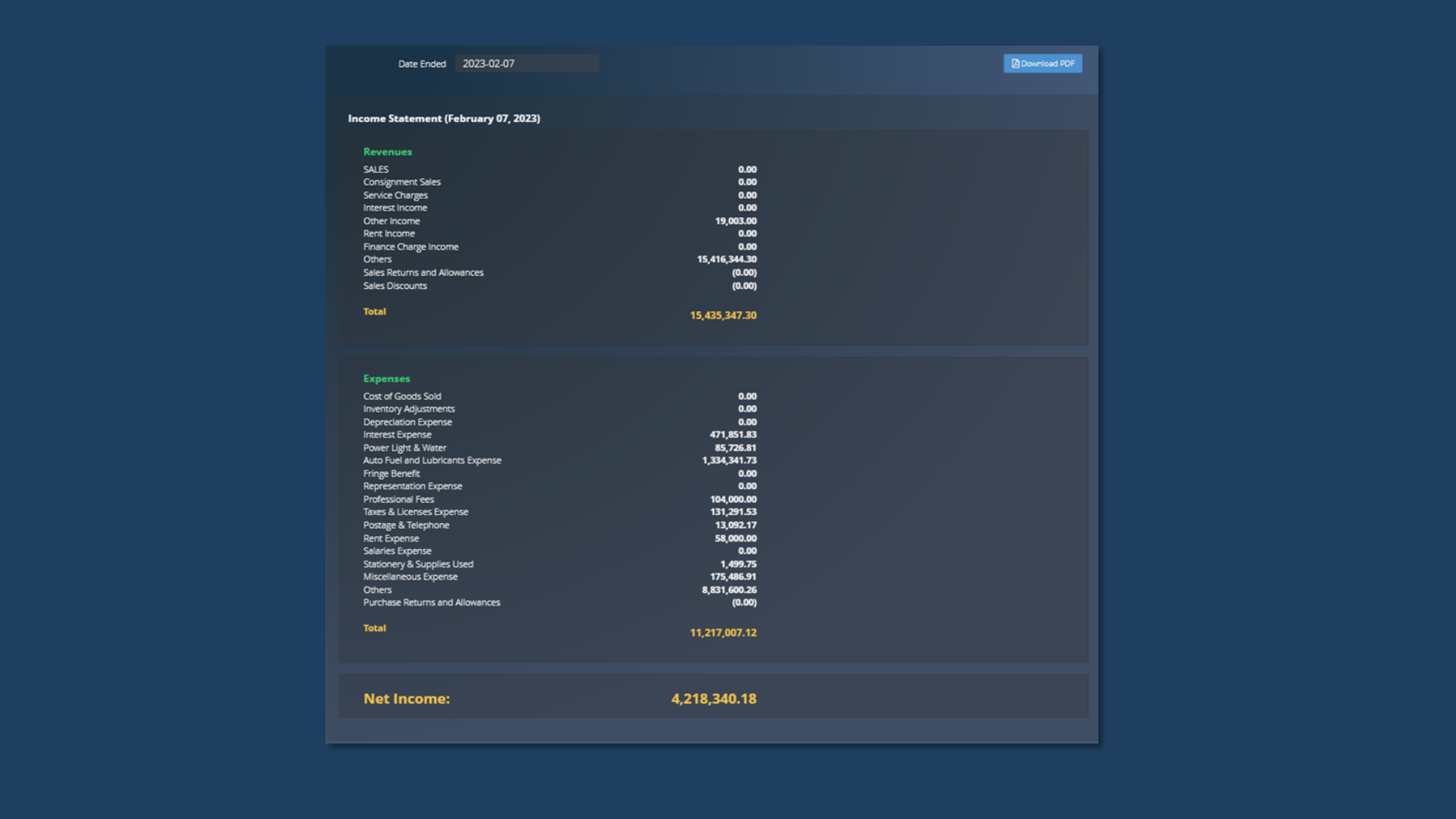 Income Statement