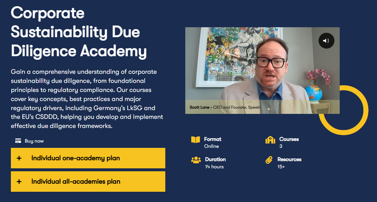 Corporate Sustainability Due Diligence Academy-Logo