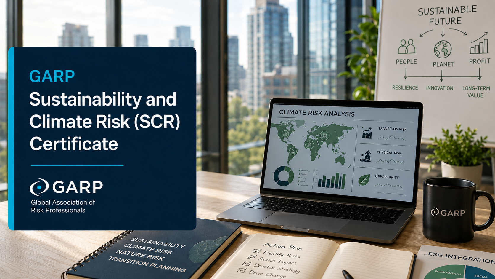 The Sustainability and Climate Risk (SCR) Certificate-Logo