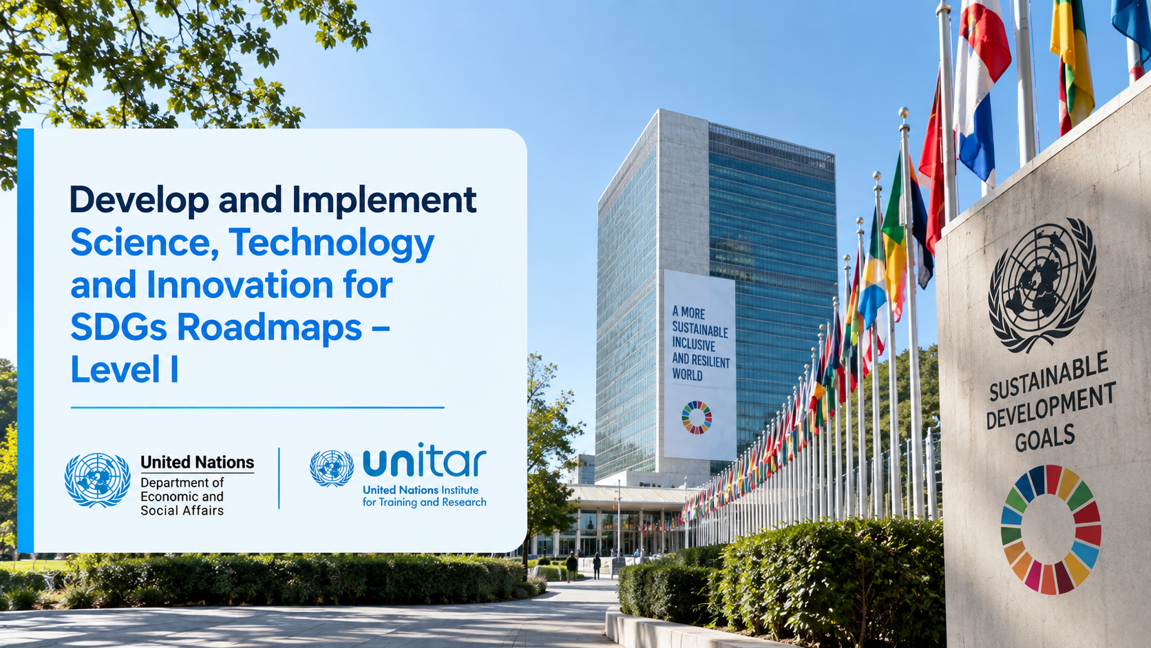 Develop and Implement Science, Technology and Innovation for SDGs Roadmaps – Level I-Logo