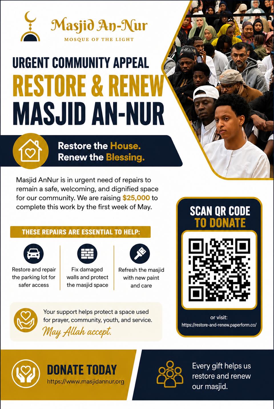 Restore & Renew Masjid An-Nur