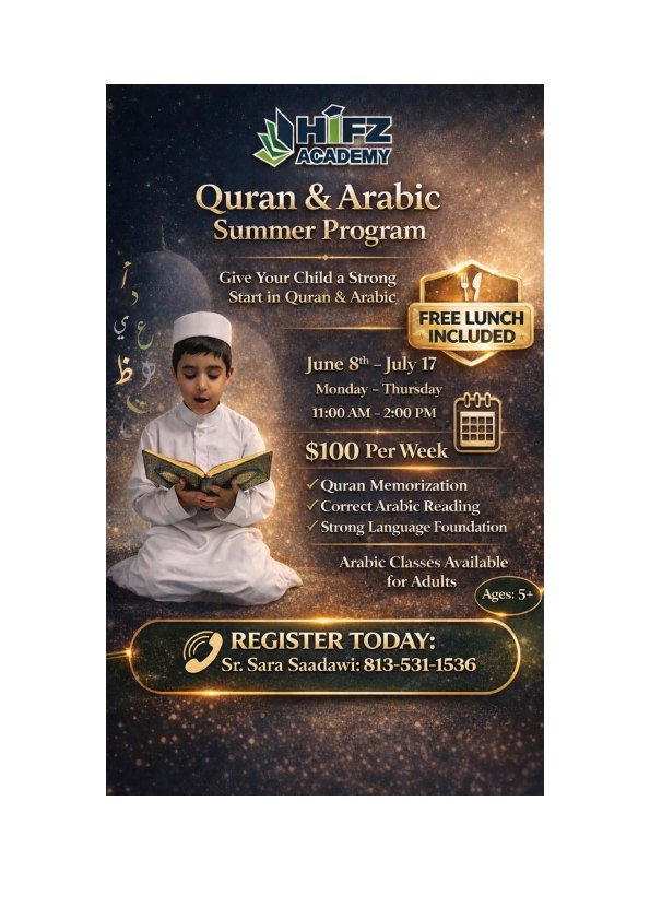 HIFZ Academy | Quran & Arabic Summer Program