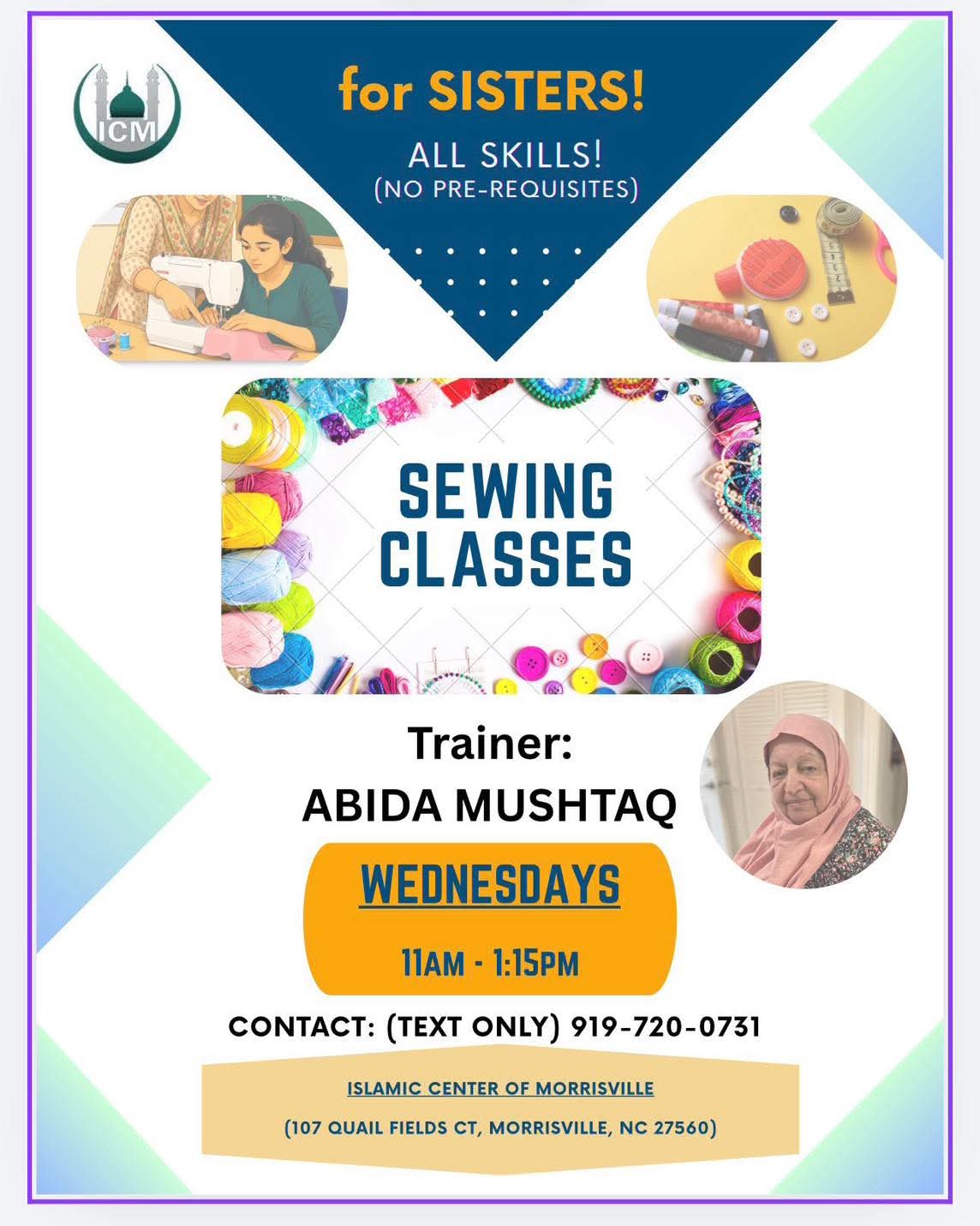 Sewing Classes