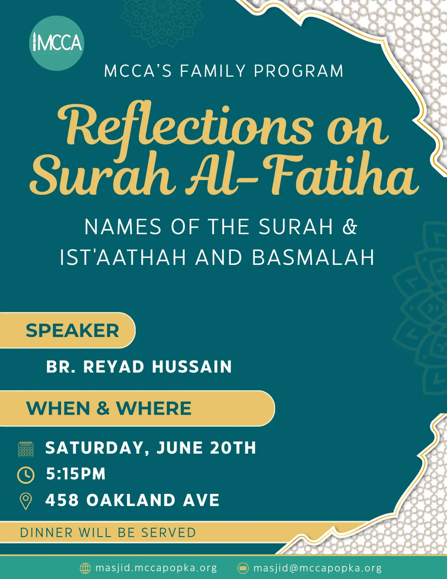 Reflections on Surah Al-Fatiha
