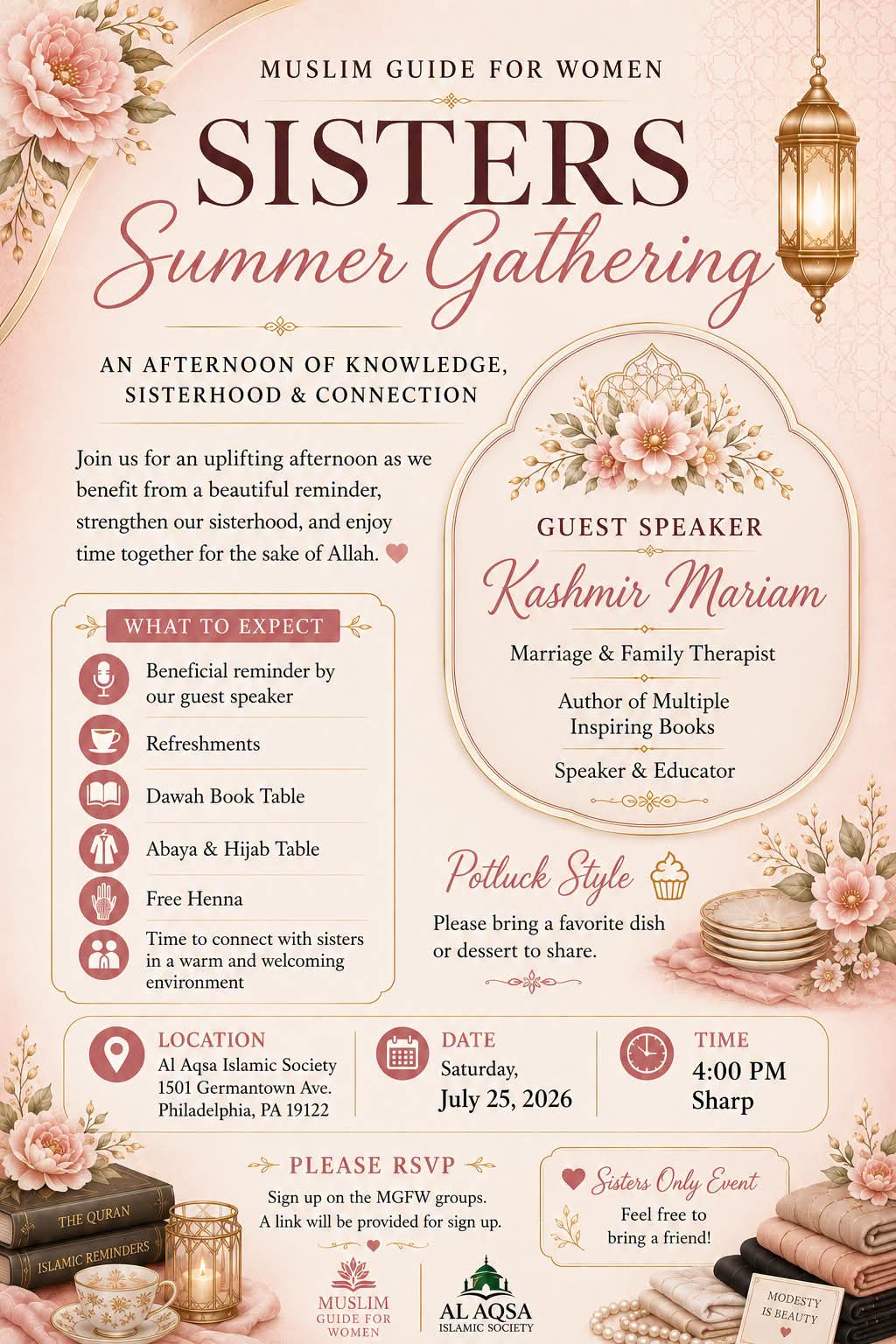 An Afternoon of Knowledge, Sisterhood & Connection