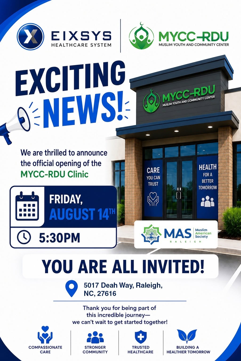 MYCC-RDU Clinic