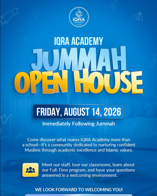 IQRA Academy Jummah Open House