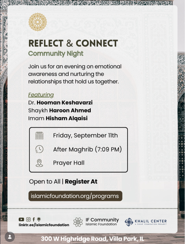 Reflect & Connect: Community Night